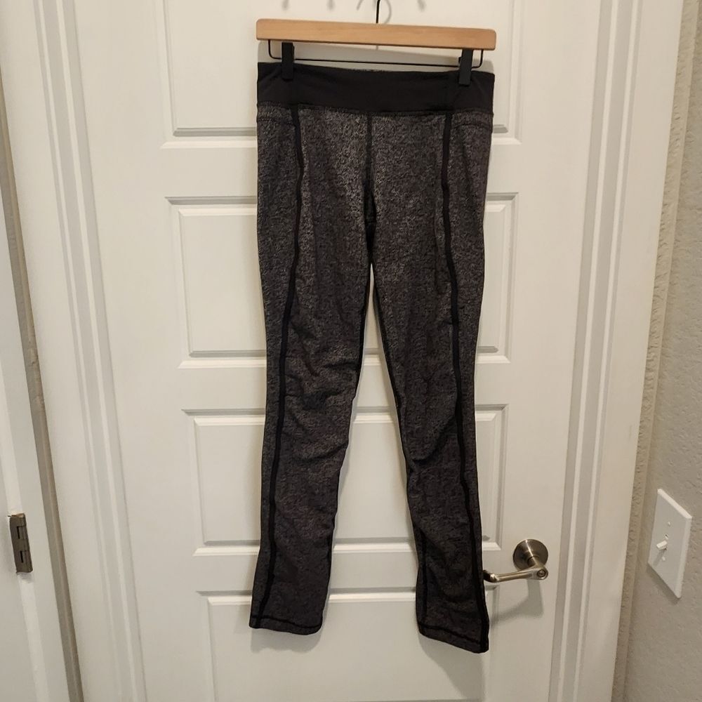 LULELEMON ATHLETICA Activewear Jacquard Leggings Size 8